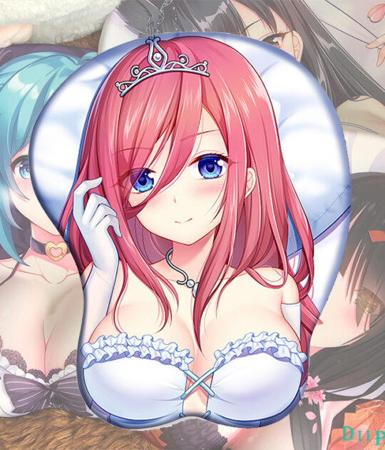 5Toubun no Hanayome Nakano Miku 3D Oppai Mouse Pad