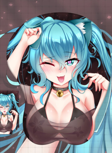 Hatsune Miku 3D Oppai Mouse Pad