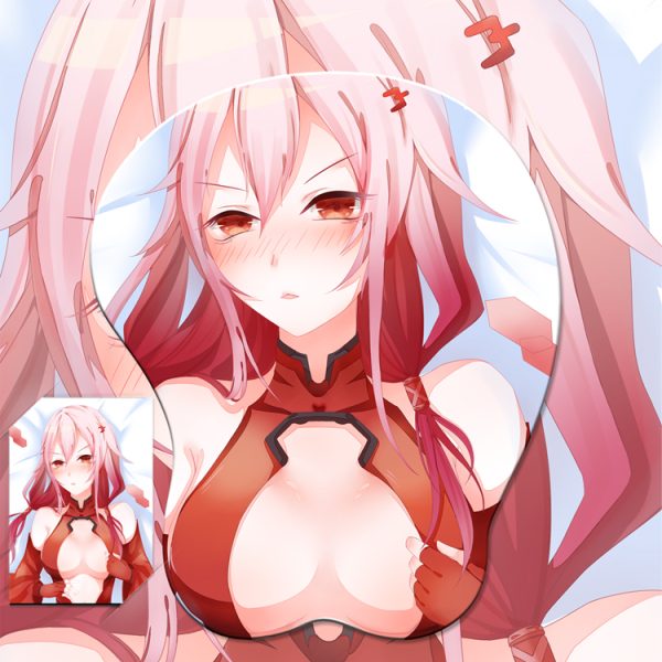 Inori Yuzuriha 3D Oppai Mouse Pad