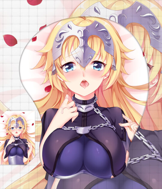 Joan of Arc 3D Oppai Mouse Pad