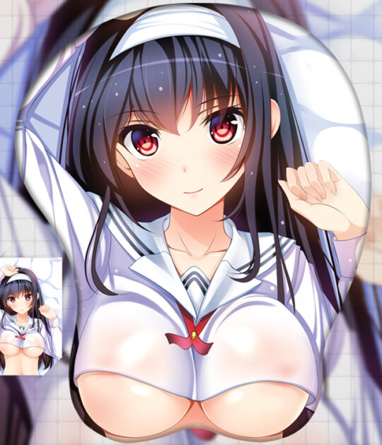 Kasumigaoka Utaha 3D Oppai Mouse Pad