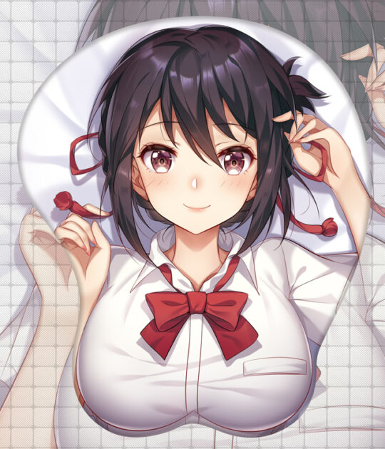 Mitsuha Miyamizu 3D Oppai Mouse Pad