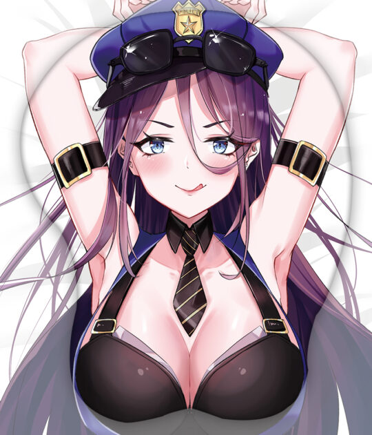 The Sheriff of Piltover Caitlyn 3D Oppai Mouse Pad