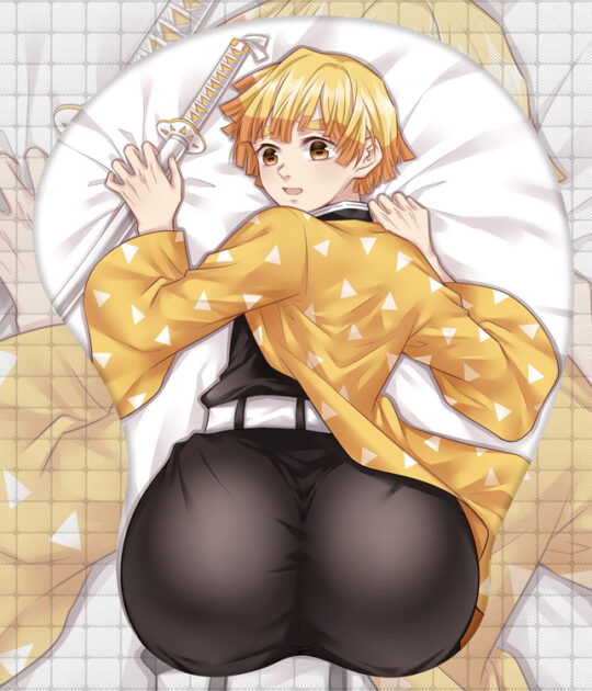 Zenitsu Agatsuma 3D Butt Mouse Pad