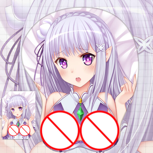 Re Zero Emilia Hentai Mouse Pad