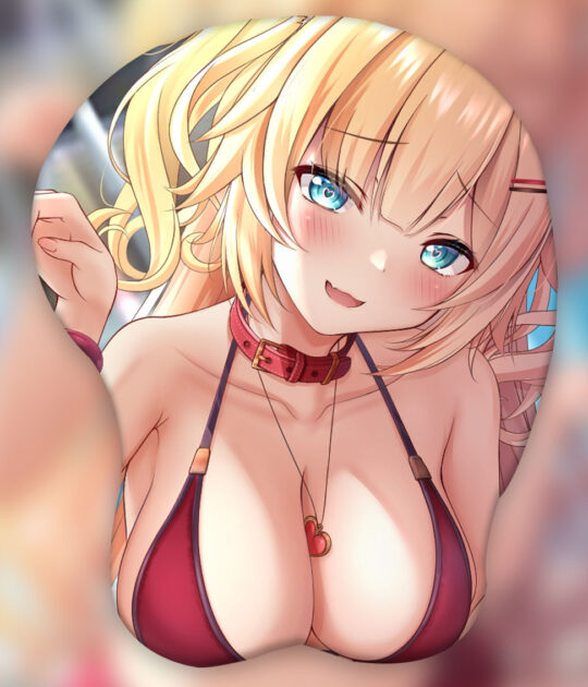 Akai Haato 3D Oppai Mouse Pad