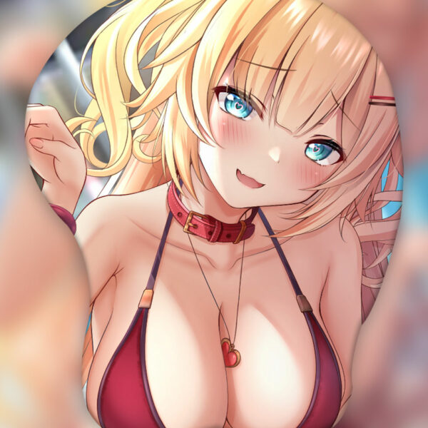 Akai Haato 3D Oppai Mouse Pad