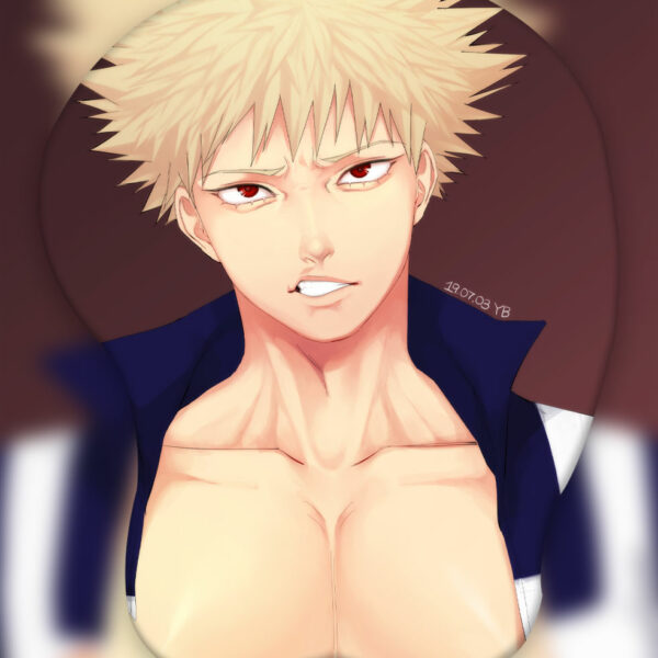 Bakugou Katsuki 3D Oppai Mouse Pad Ver1