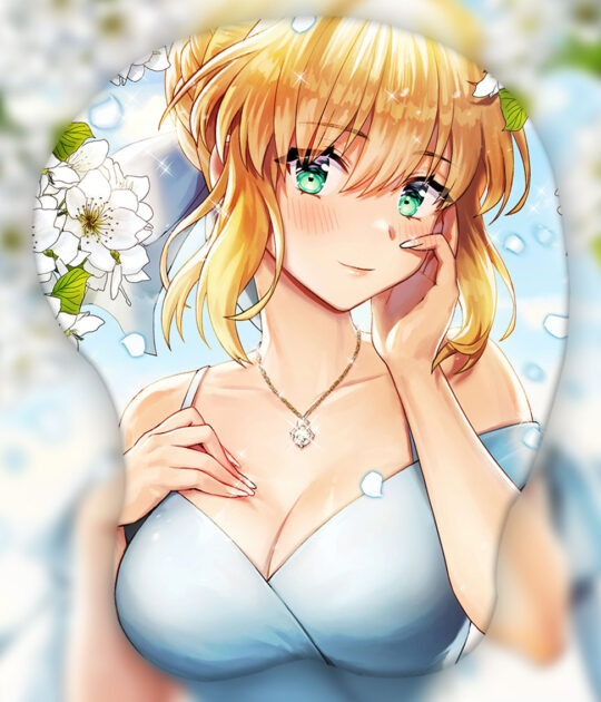 Saber 3D Oppai Mouse Pad Ver3