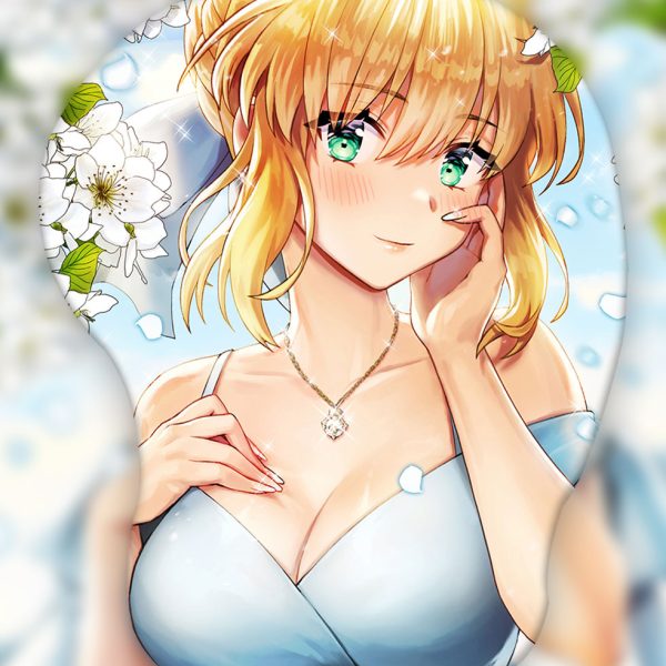Saber 3D Oppai Mouse Pad Ver3
