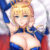 Saber 3D Oppai Mouse Pad Ver4