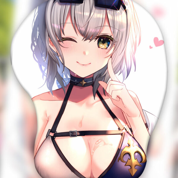 Shirogane Noel 3D Oppai Mouse Pad