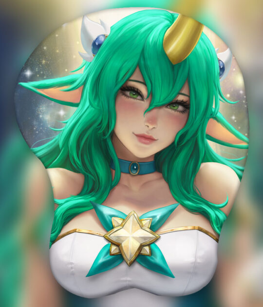 The Starchild Soraka 3D Oppai Mouse Pad Ver1