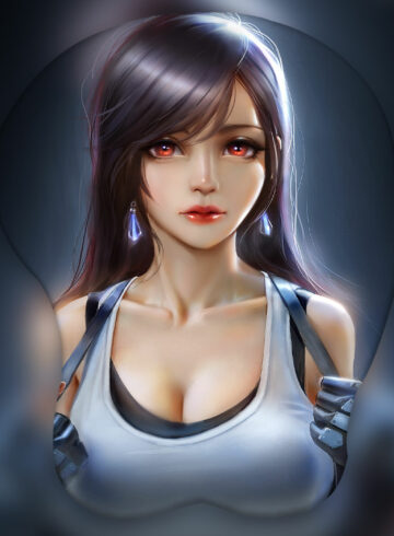 Tifa Lockhart 3D Oppai Mouse Pad Ver1