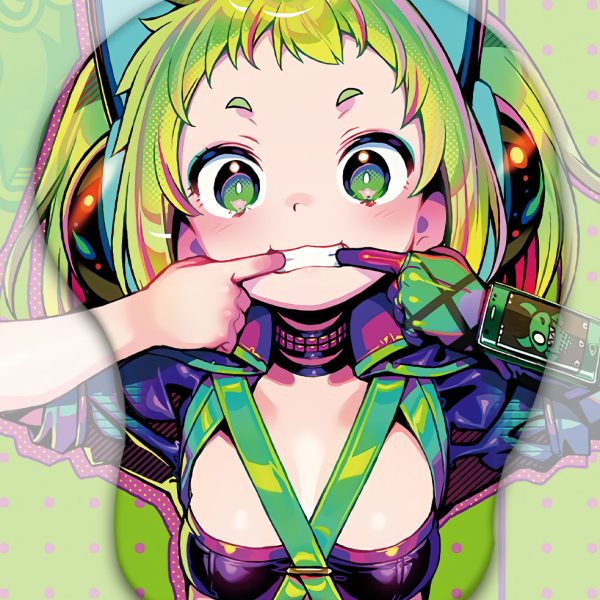 Antenna 3D Oppai Mouse Pad