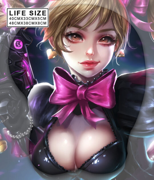 Dva Life Size Oppai Mousepad Ver1