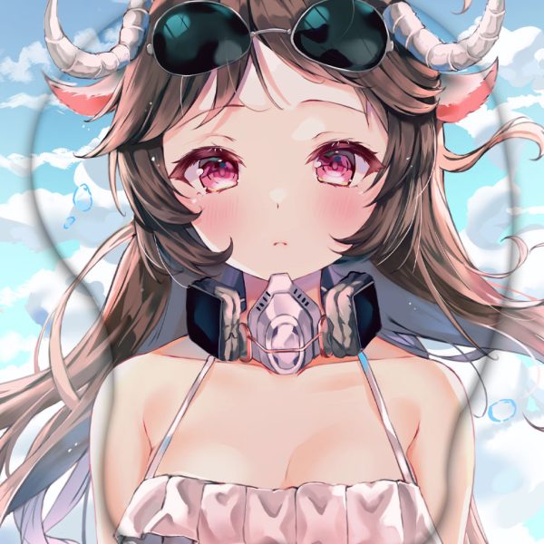 Eyjafjalla 3D Oppai Mouse Pad