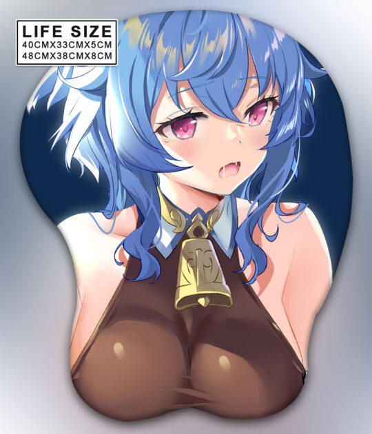 Ganyu Life Size Oppai Mousepad | Ganyu Giant Oppai Mouse Pad