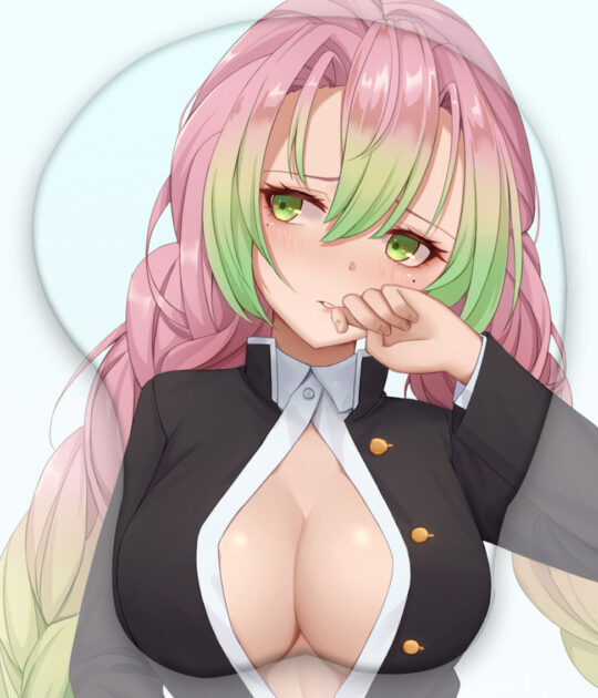 Mitsuri Kanroji 3D Oppai Mouse Pad Ver2