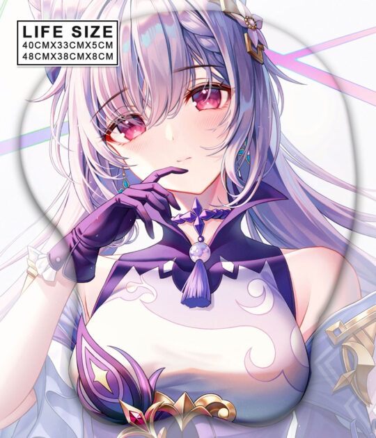 Keqing Life Size Oppai Mousepad