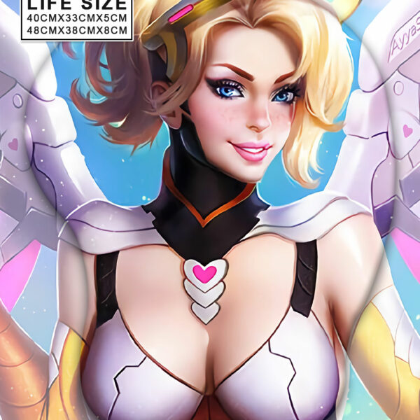 Mercy Life Size Oppai Mousepad