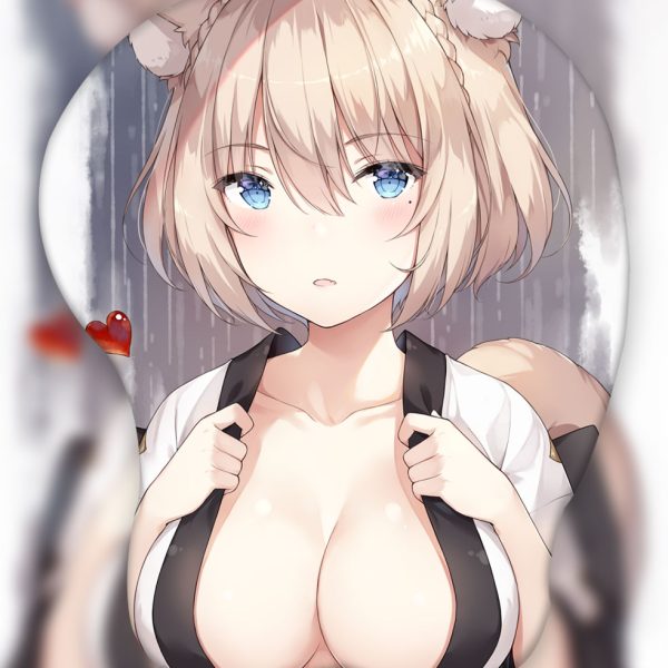 Miqo’te 3D Oppai Mouse Pad