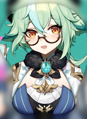 Sucrose 3D Oppai Mouse Pad