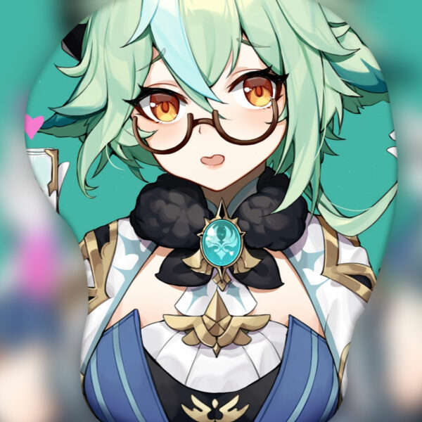 Sucrose 3D Oppai Mouse Pad