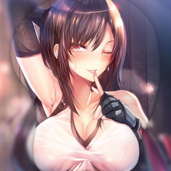 Tifa Lockhart 3D Oppai Mouse Pad