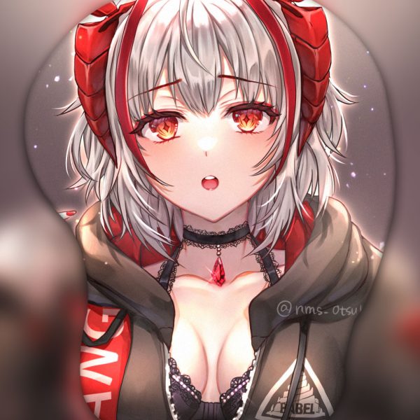 W 3D Oppai Mouse Pad