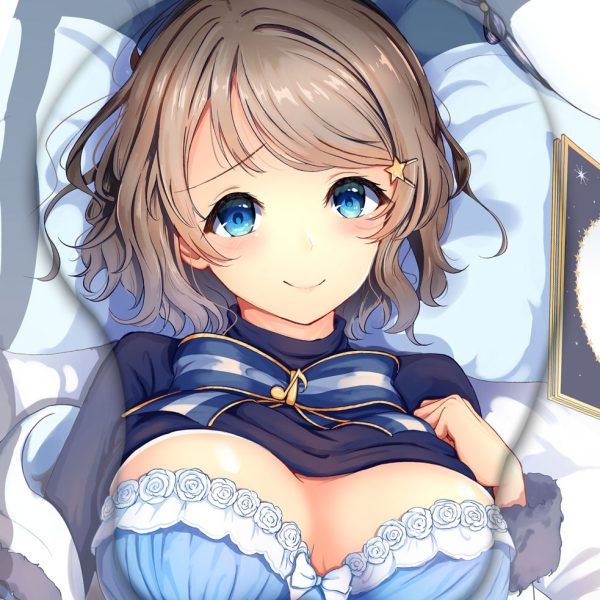 Watanabe You 3D Oppai Mouse Pad