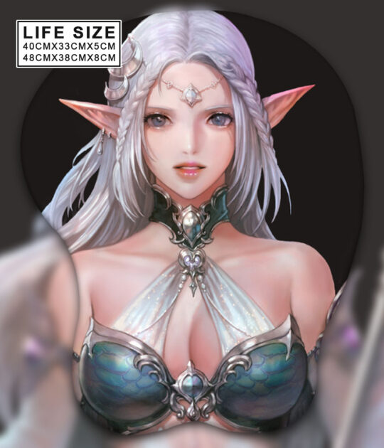 League of Aagels Life Size Oppai Mousepad
