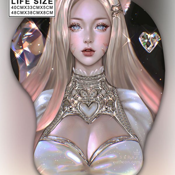 KDA Ahri Life Size Oppai Mousepad Ver1