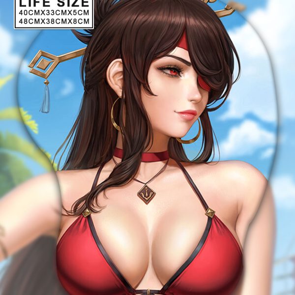 Beidou Life Size Oppai Mousepad