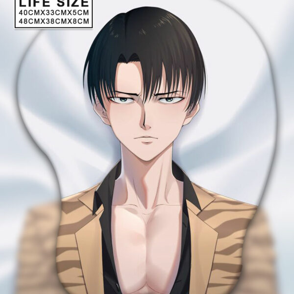 Levi Ackerman Life Size Oppai Mousepad