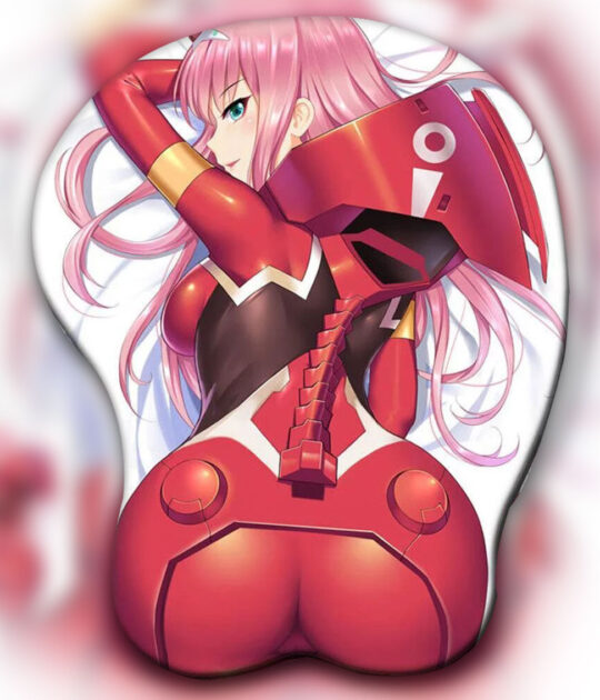 Zero Two 3D Butt Mouse Pad