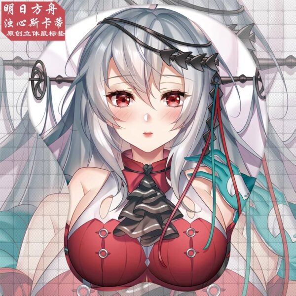 Skadi 3D Oppai Mouse Pad