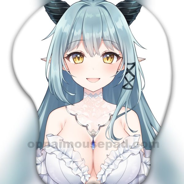 Cute Girl 3D Oppai Mouse Pad