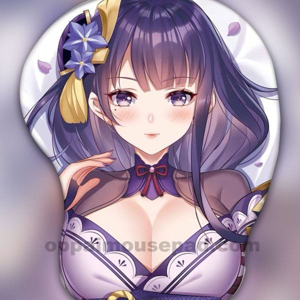 Raiden Shogun 3D Oppai Mouse Pad