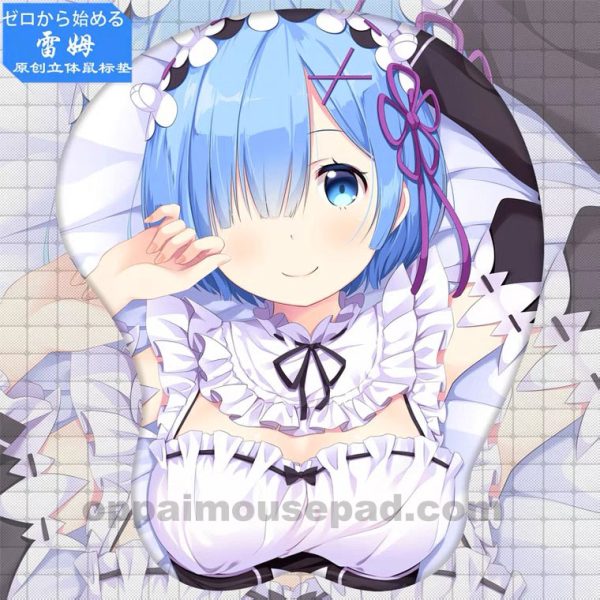 Re Zero Rem 3D Oppai Mouse Pad Ver7