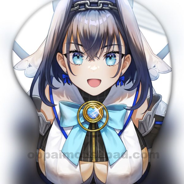 Ouro Kronii 3D Oppai Mouse Pad
