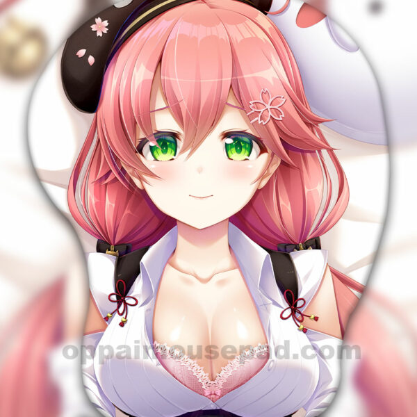 Sakura Miko Life Size Oppai Mousepad