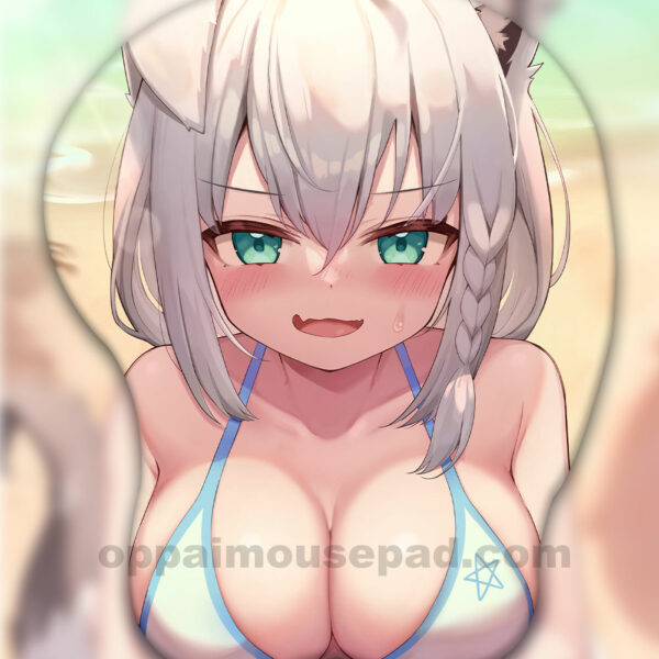 Shirakami Fubuki Life Size Oppai Mousepad