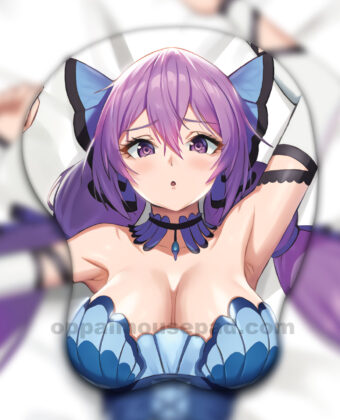 Butterfly Girl 3D Oppai Mouse Pad