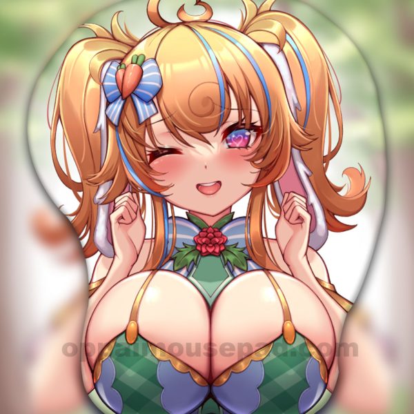 Bunny Gif Life Size Oppai Mousepad