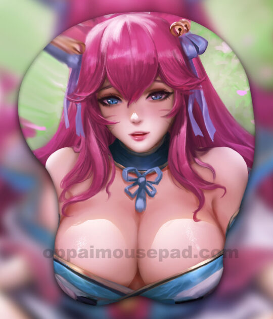Ahri 3D Oppai Mouse Pad Ver4