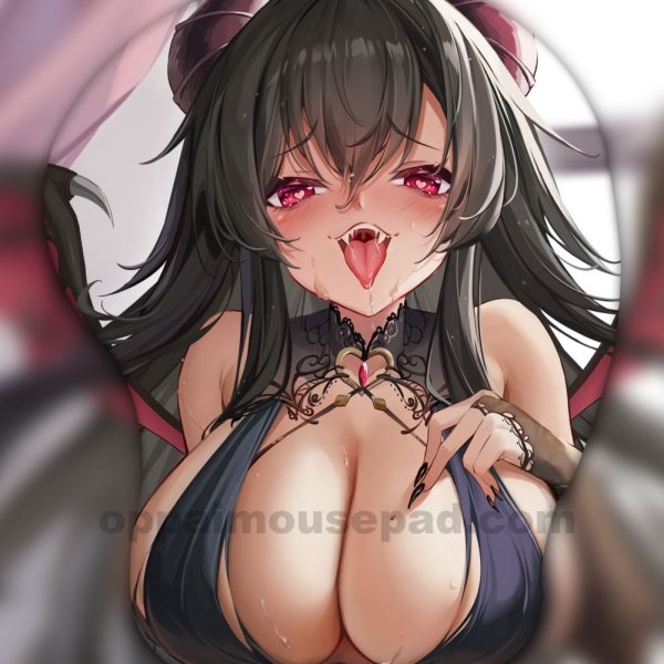 Devil Girl 3D Oppai Mouse Pad
