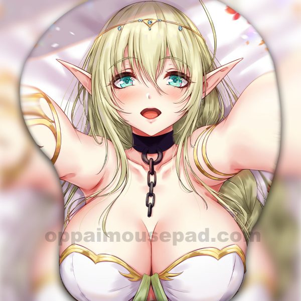 Elf Girl 3D Oppai Mouse Pad
