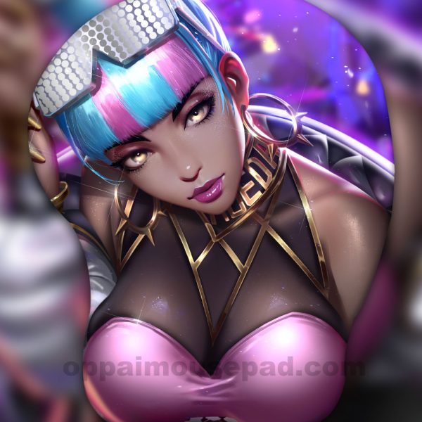 True Damage Qiyana 3D Oppai Mouse Pad