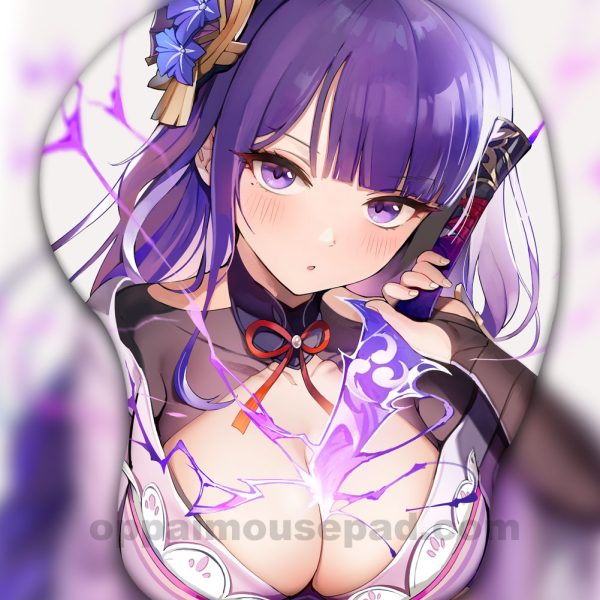 Raiden Shogun 3D Oppai Mouse Pad Ver1